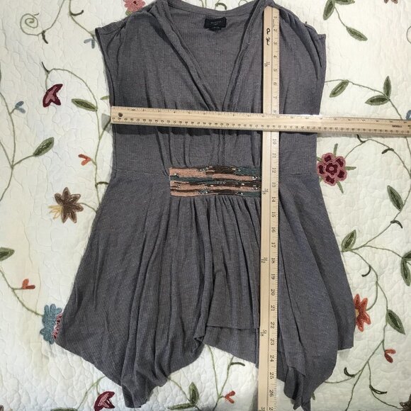 Anthropologie Deletta S Embellished Beaded Top​​​ - Picture 6 of 16